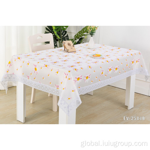 Peva Tablecloth Waterproof Printed Disposable PEVA Tablecloth Supplier